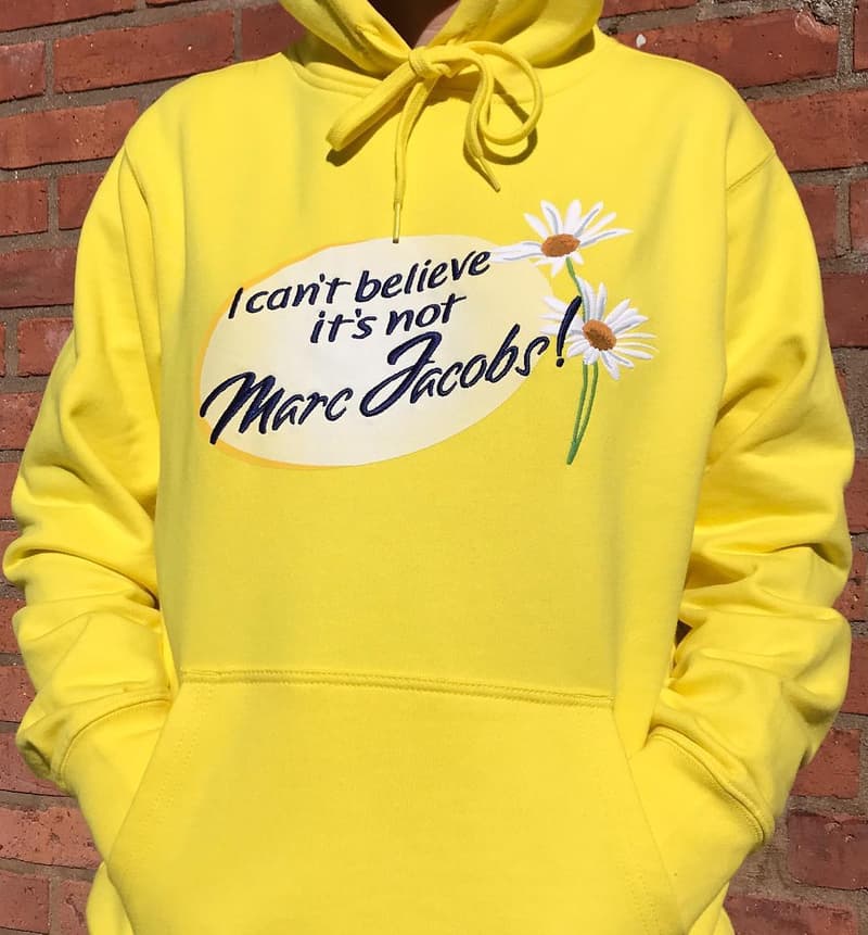 Ava Nirui Marc Jacobs Hoodie Collaboration November 1 2018 Yellow Bootleg Avanope I can't believe it's not fake butter