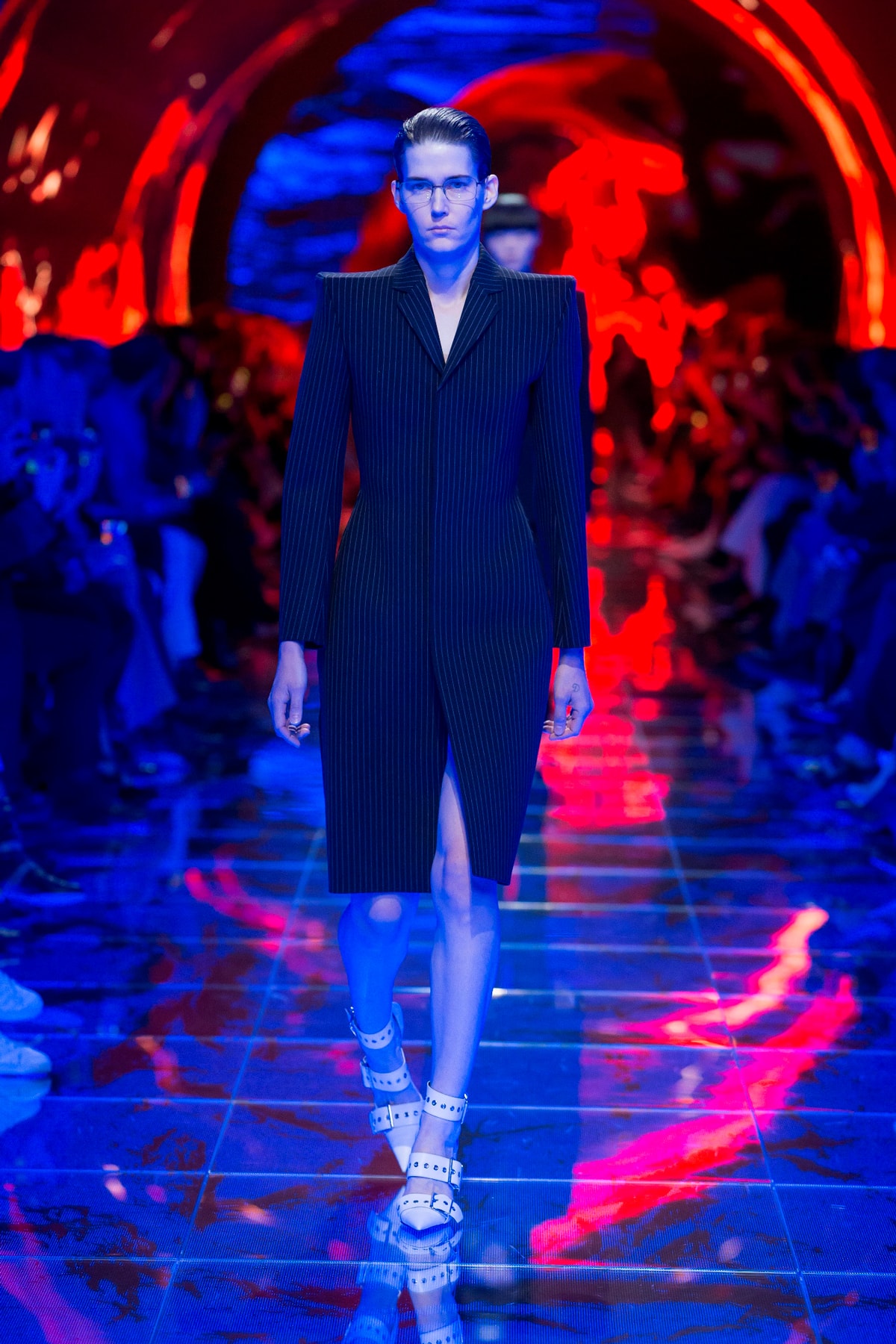 Balenciaga Spring Summer 2019 Show Collection Paris Fashion Week Blazer Black