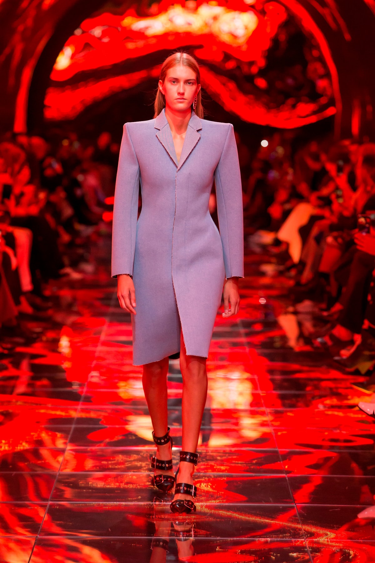 Balenciaga Spring Summer 2019 Show Collection Paris Fashion Week Blazer Grey