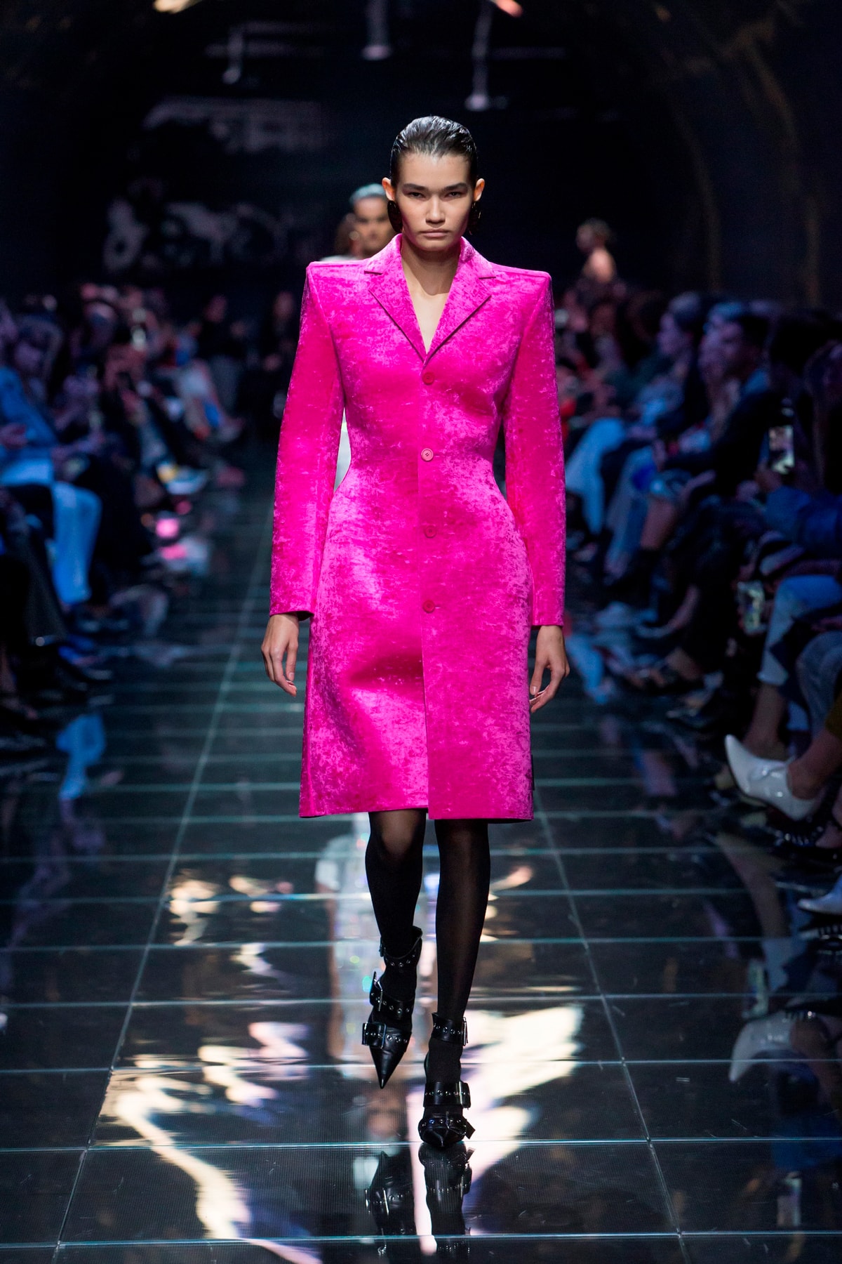 Balenciaga Spring Summer 2019 Show Collection Paris Fashion Week Blazer Pink