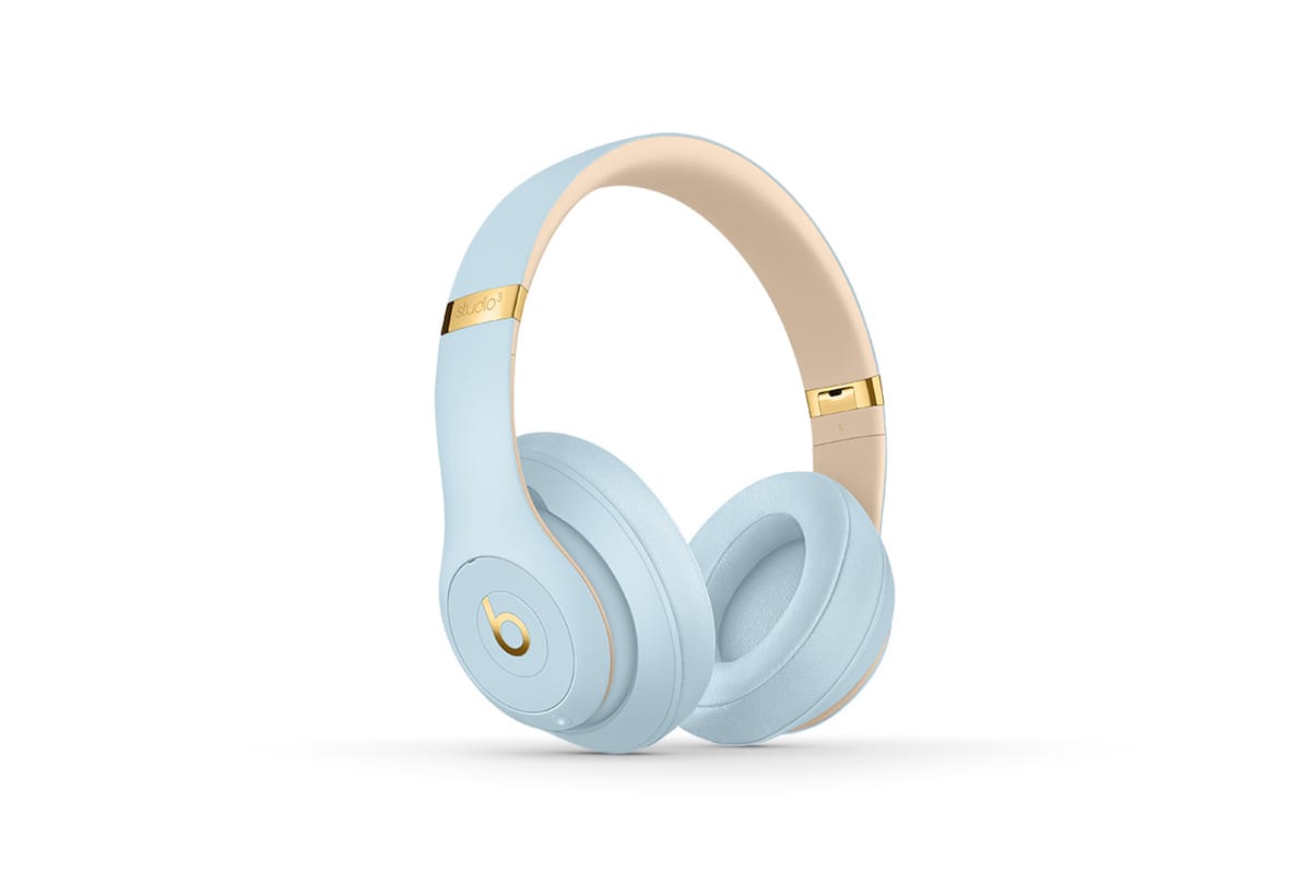 beats headphones baby blue