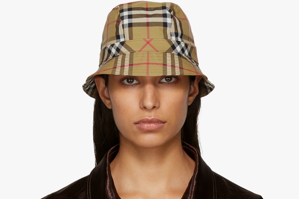 Where to Buy Burberry Beige Check Bucket Hat | Hypebae