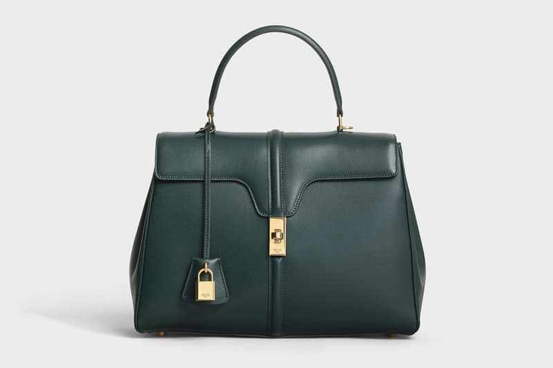 Hedi Slimane Celine Le 16 Designer Handbag Black Brown Burgundy Amazone Green Nude Pre-Order SS19