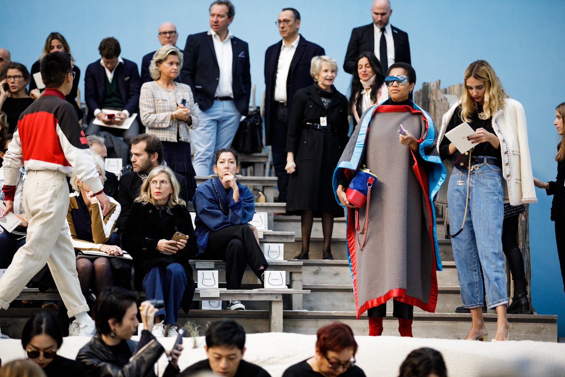 Chanel Spring Summer 2019 Paris Fashion Week Front Row Snaps Collection Karl Lagerfeld