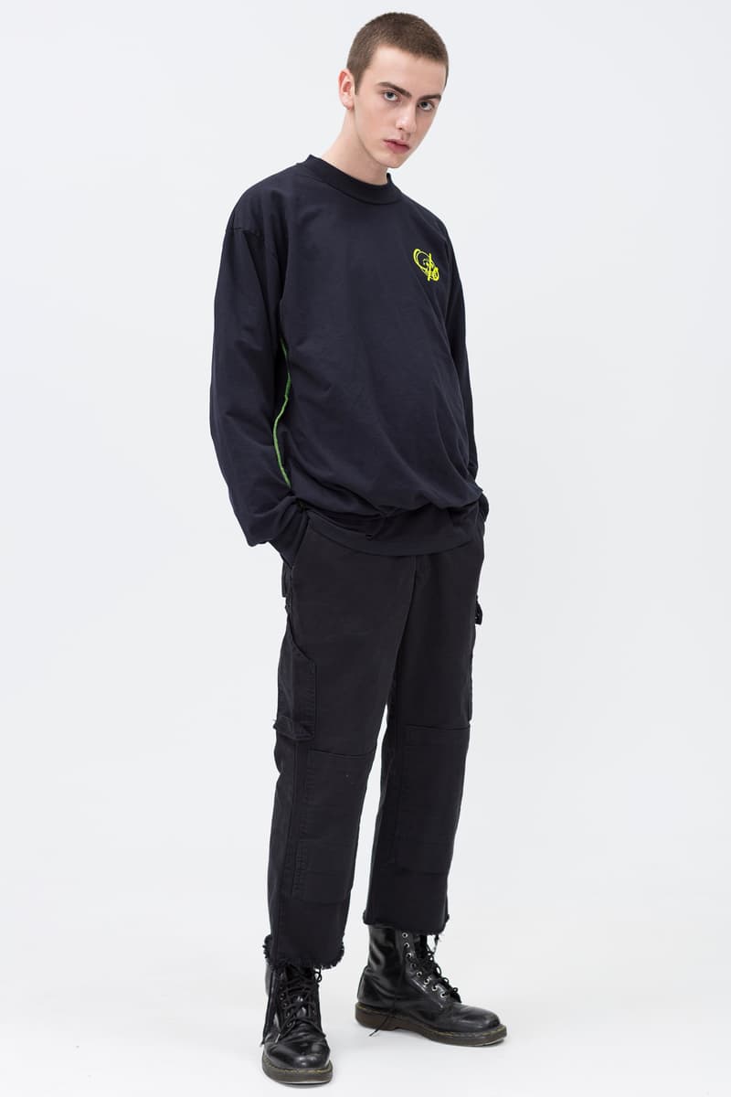Cheap Monday C/O Capsule Collection Lookbook Sweatshirt Work Chinos Black