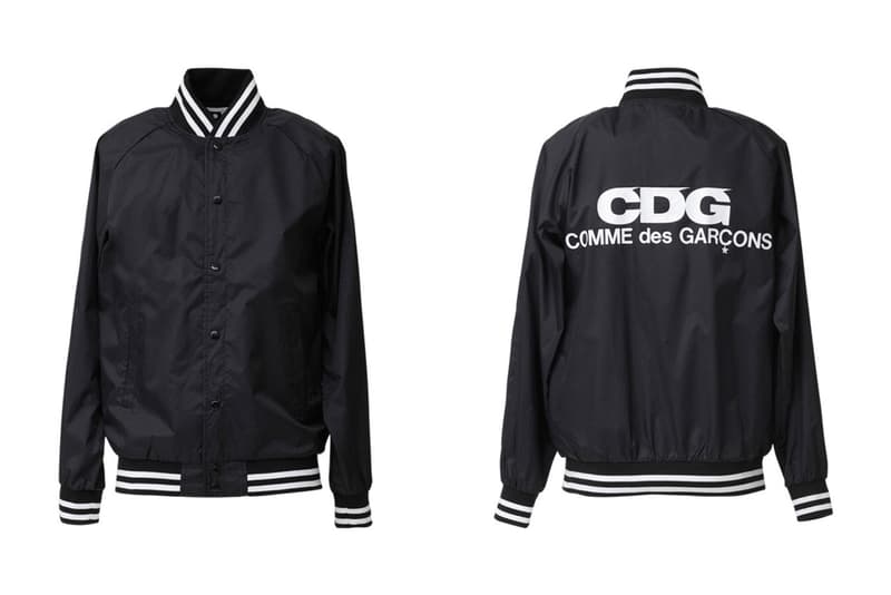 COMME des GARCONS CDG Logo Bomber Jacket Black