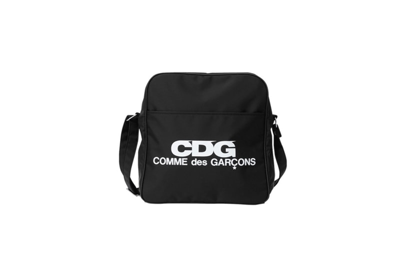 COMME des GARCONS CDG Logo Messenger Bag Black