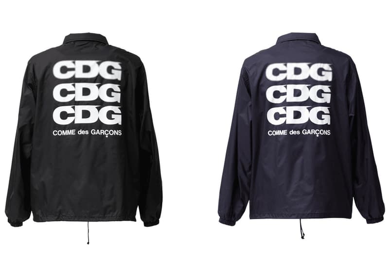 COMME des GARCONS CDG Logo Coach Jacket Black