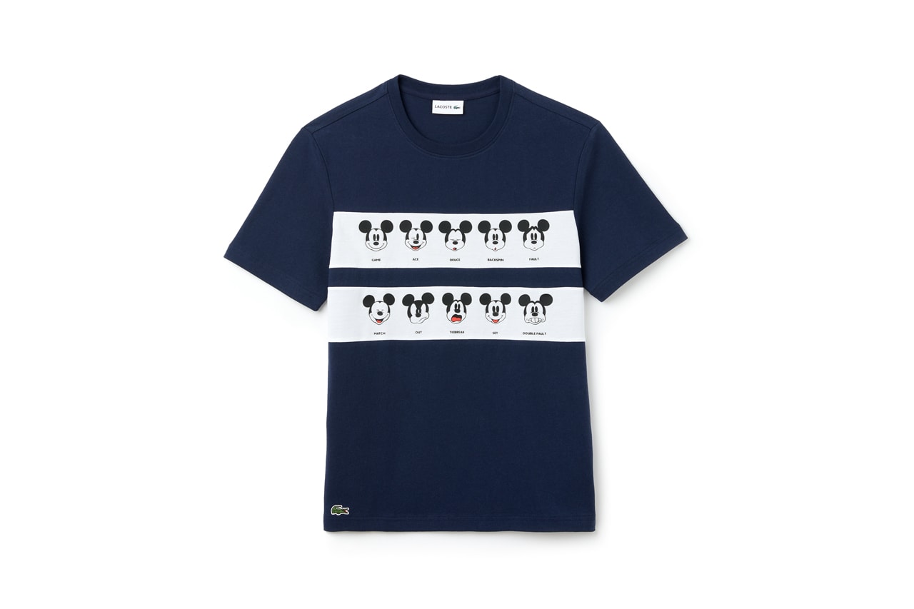 Disney x LACOSTE Capsule Collection Mickey Mouse T-shirt Blue