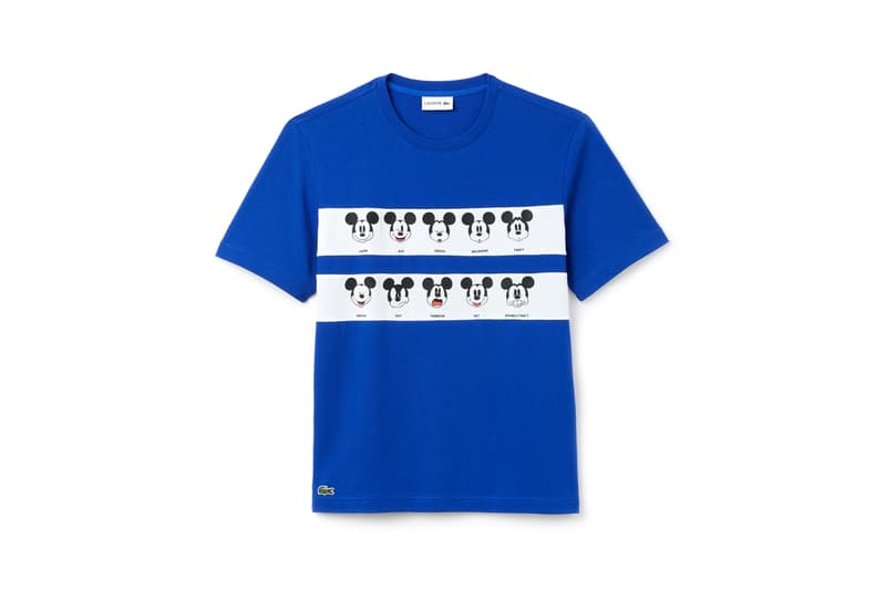 Disney x LACOSTE Capsule Collection Mickey Mouse T-shirt Blue