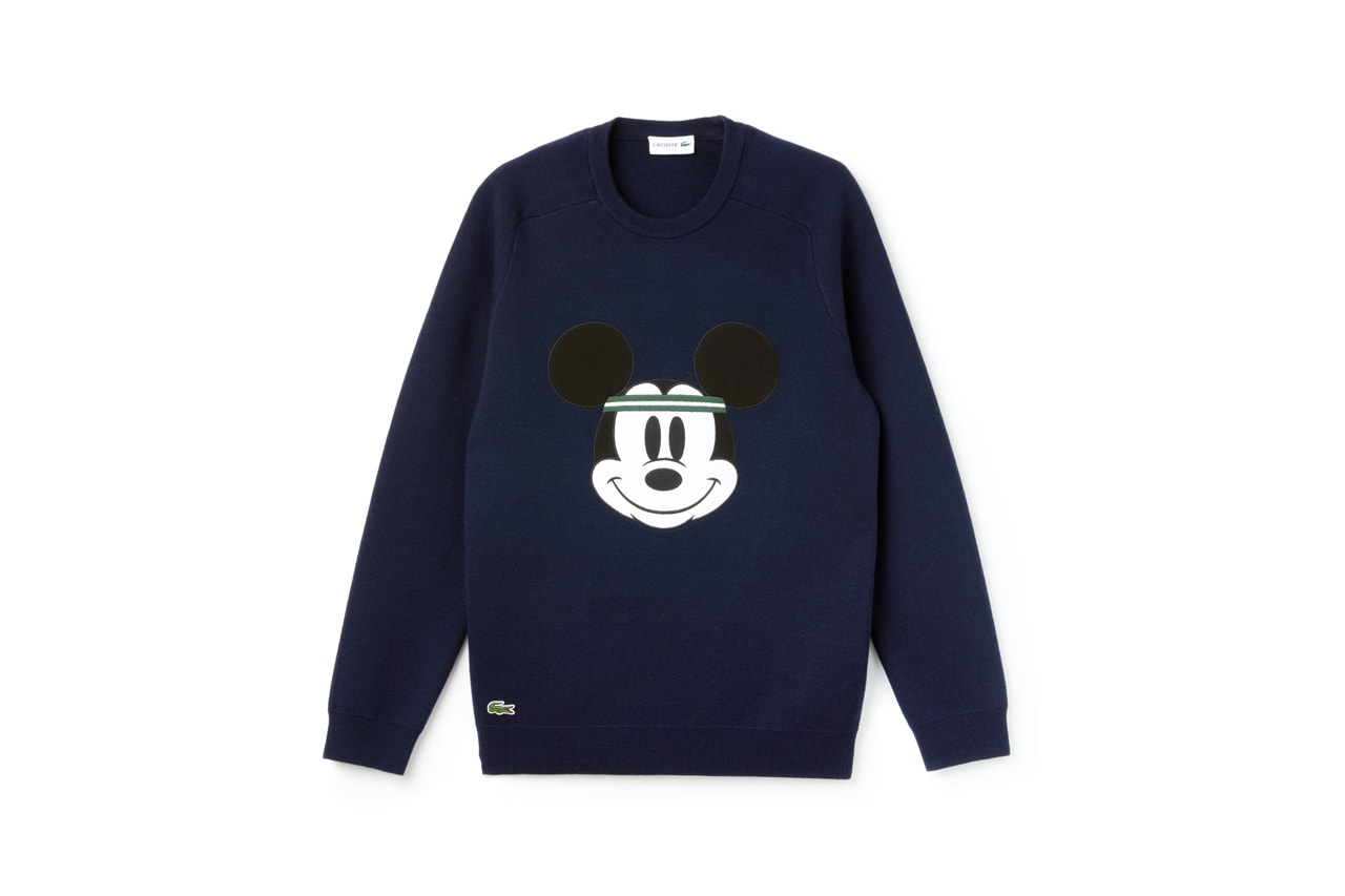 Disney x LACOSTE Capsule Collection Mickey Mouse Sweatshirt Blue