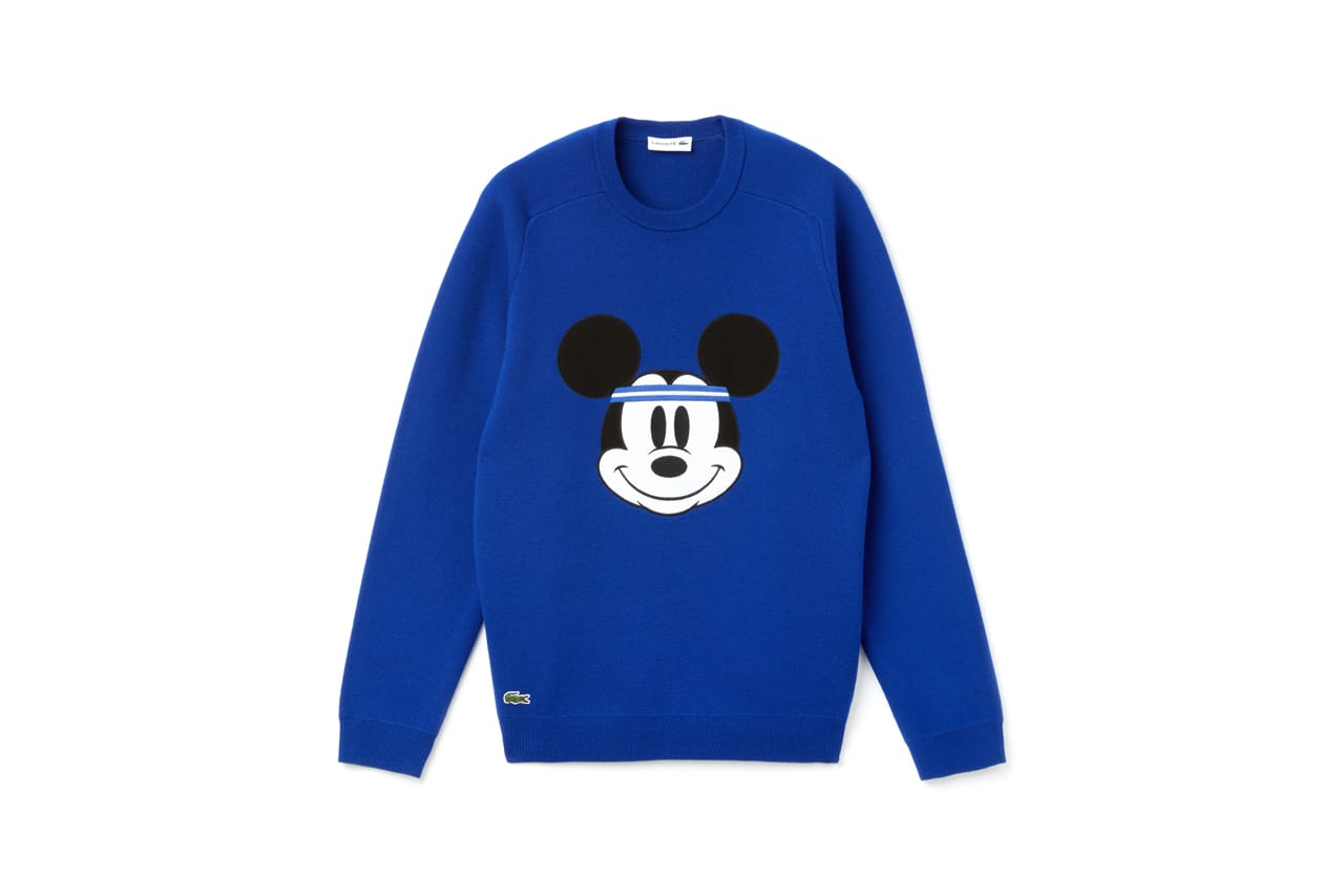 lacoste mickey mouse sweatshirt