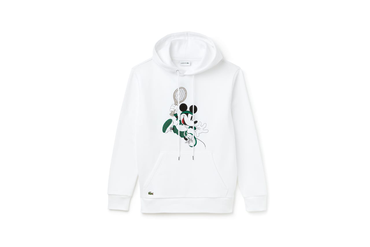 lacoste mickey mouse pullover hoodie