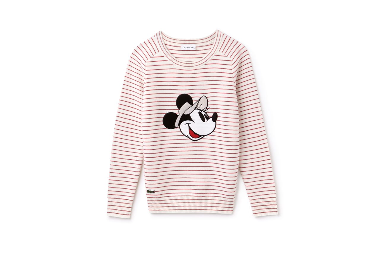 lacoste mickey mouse sweatshirt