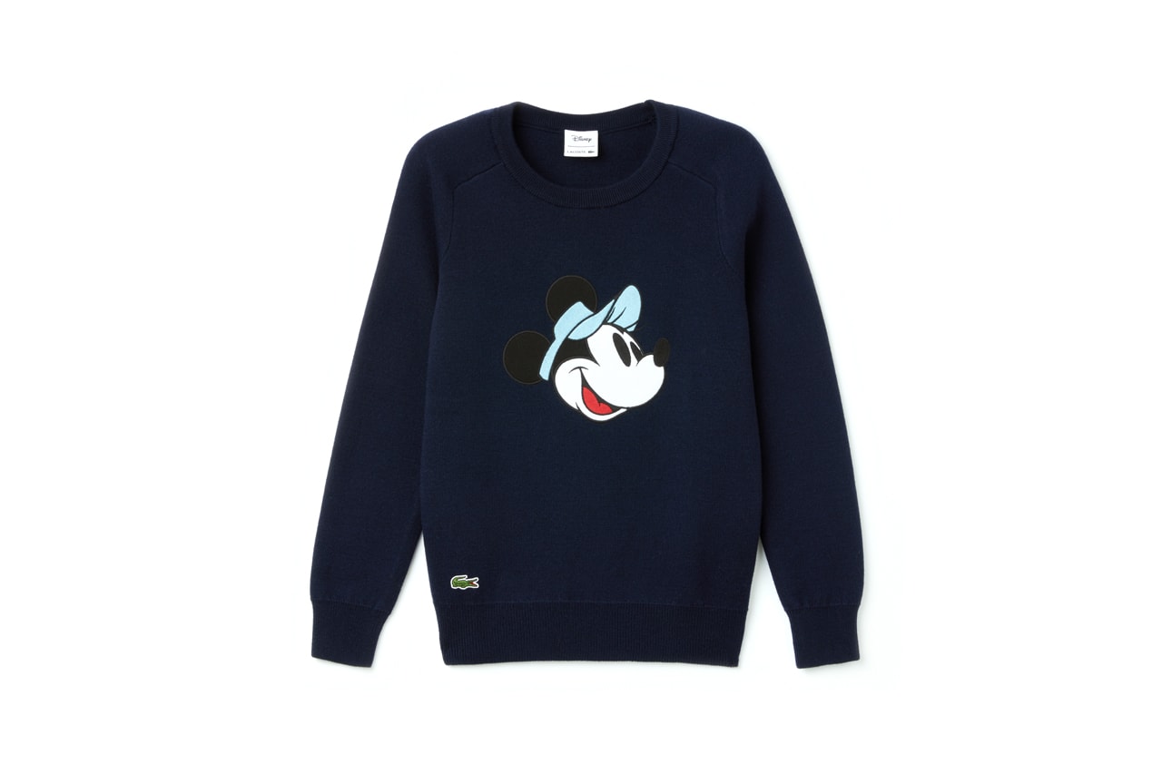 Disney x LACOSTE Capsule Collection Minnie Mouse Sweatshirt Blue