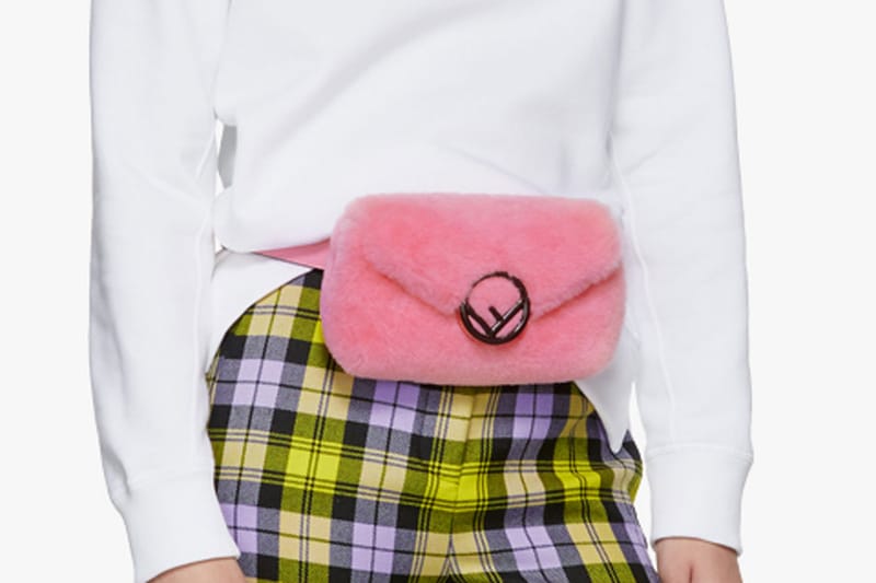 fendi pink belt bag