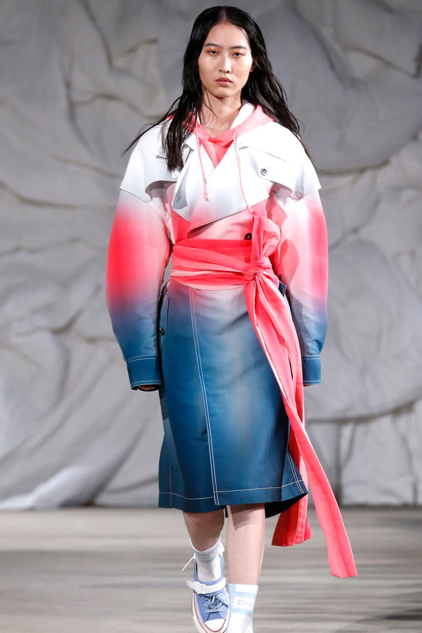 Feng Chen Wang x Converse Chuck Taylor All Star Spring Summer 2019 Collaboration White Light Blue Jacket Navy Red