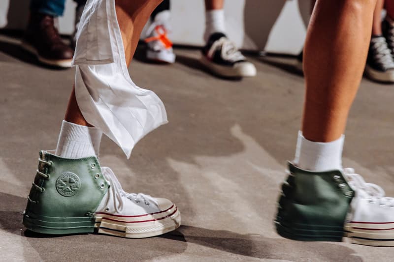 Brain Dead x converse Sorte Chuck Taylor los_ortiz x converse Sorte pro leather x2 low top rivals white university red All Star Spring Summer 2019 Collaboration White Green