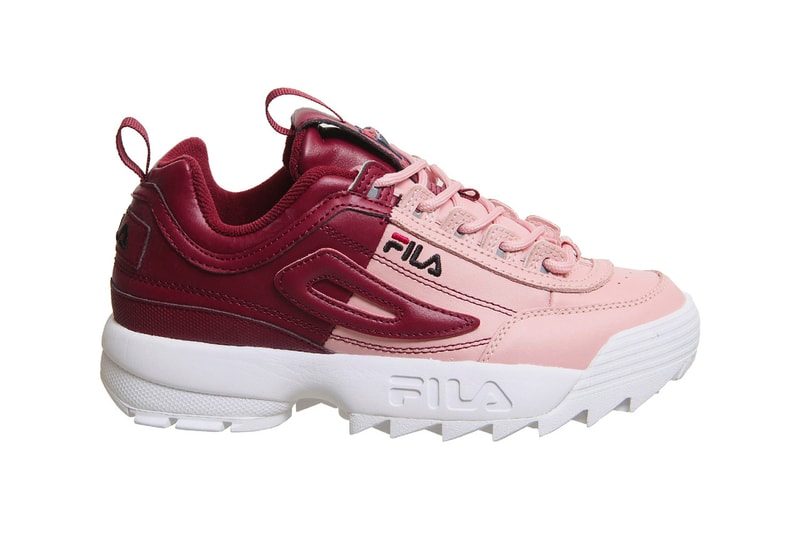 FILA Disruptor 2 Pink Shadow Two-Tone Sneakers