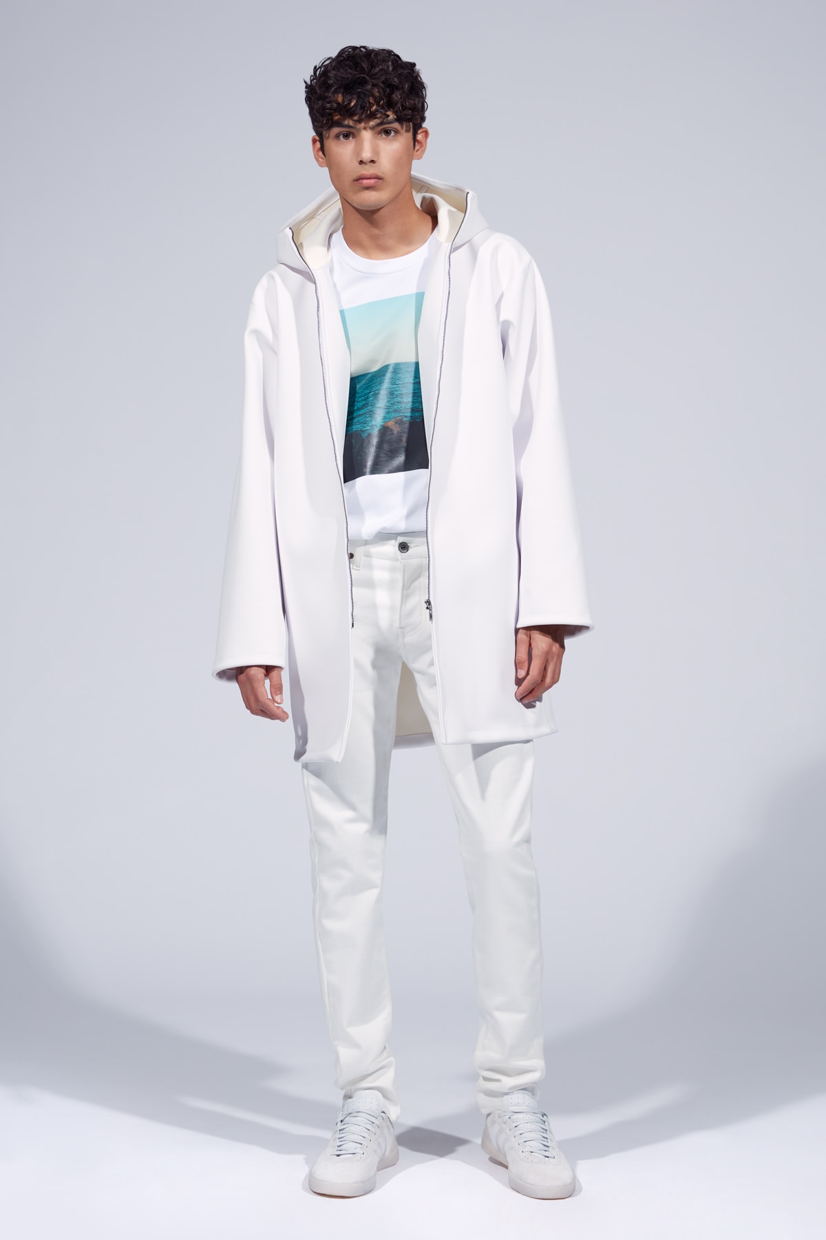 Fiorucci Spring Summer 2019 Collection Lookbook Jacket Shirt Pants White