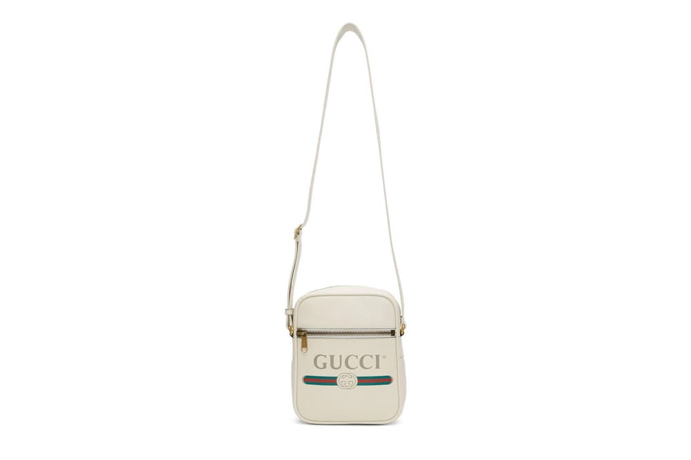 Gucci Vintage Logo Messenger Bag Ivory | HYPEBAE