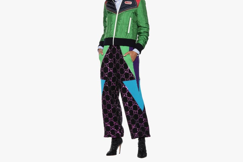 gucci sequin pants