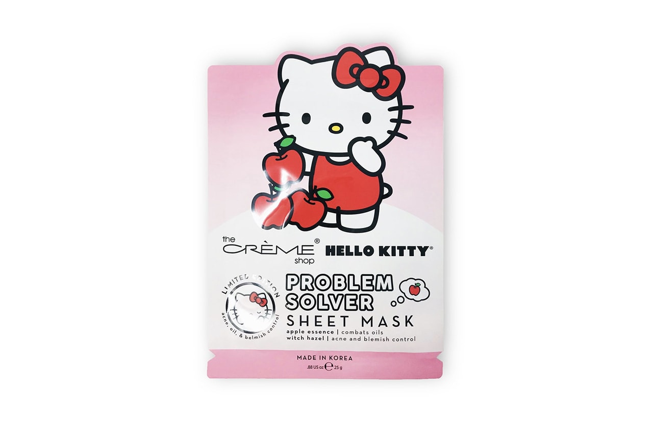 Hello Kitty x The Crème Shop Sheet Mask Sanrio Lip Balm Bath Bomb Cream Gudetama Chococat My Melody Collaboration