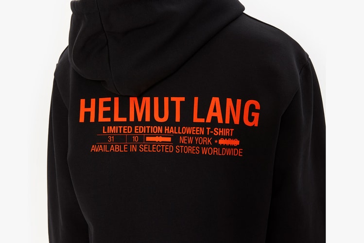 Helmut Lang Releases Limited-Edition Hoodies & Tees for Halloween