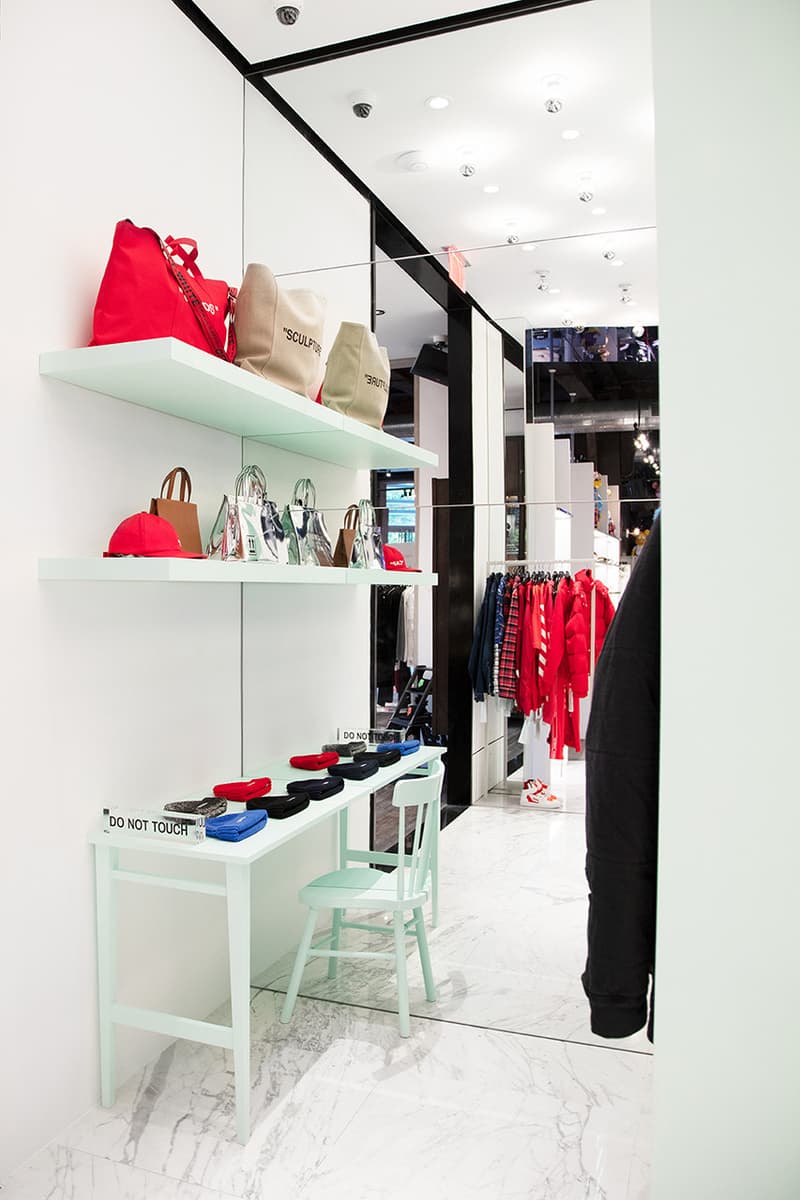 Off-White Virgil Abloh Bedroom Hirshleifers Shop New York