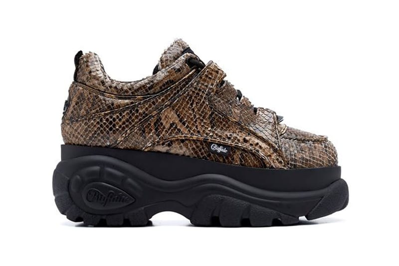 Junya Watanabe x Buffalo London Debut a Crocodile-Printed Platform Sneaker