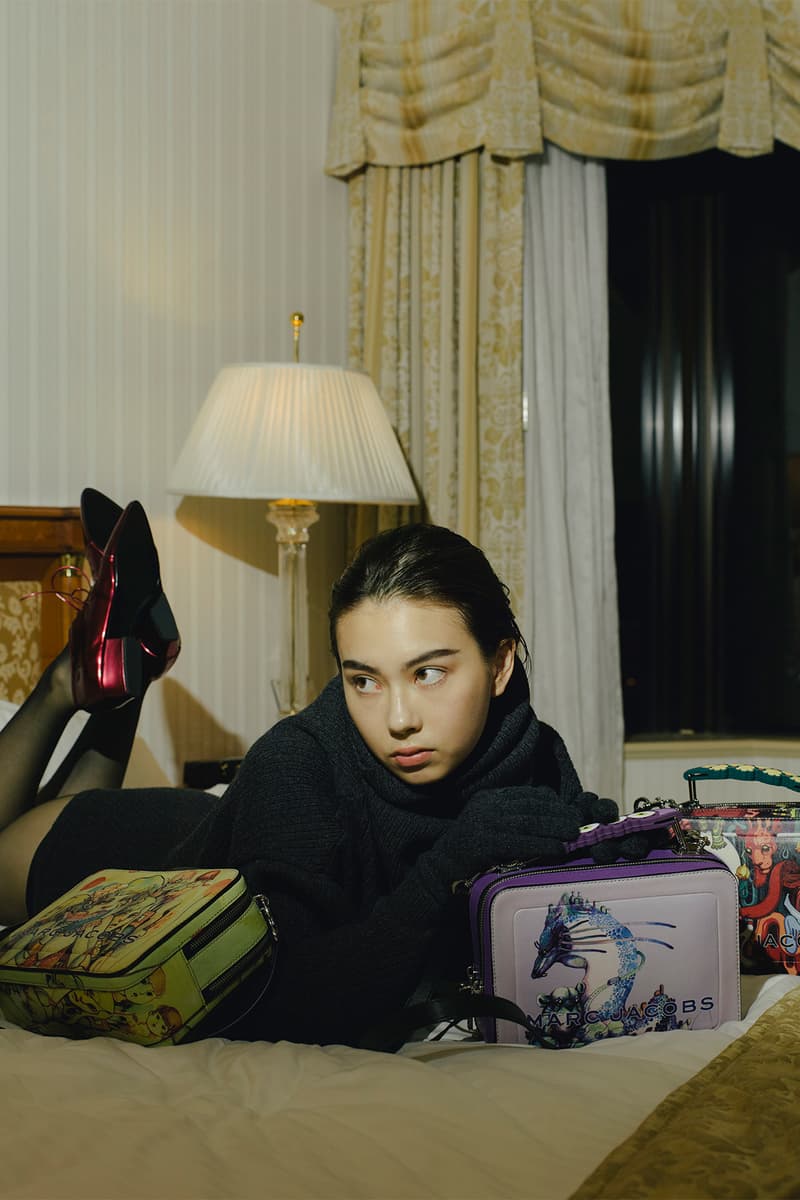 lauren tsai terrace house netflix collaboration marc jacobs handbags mini backpacks wallets campaign lookbook