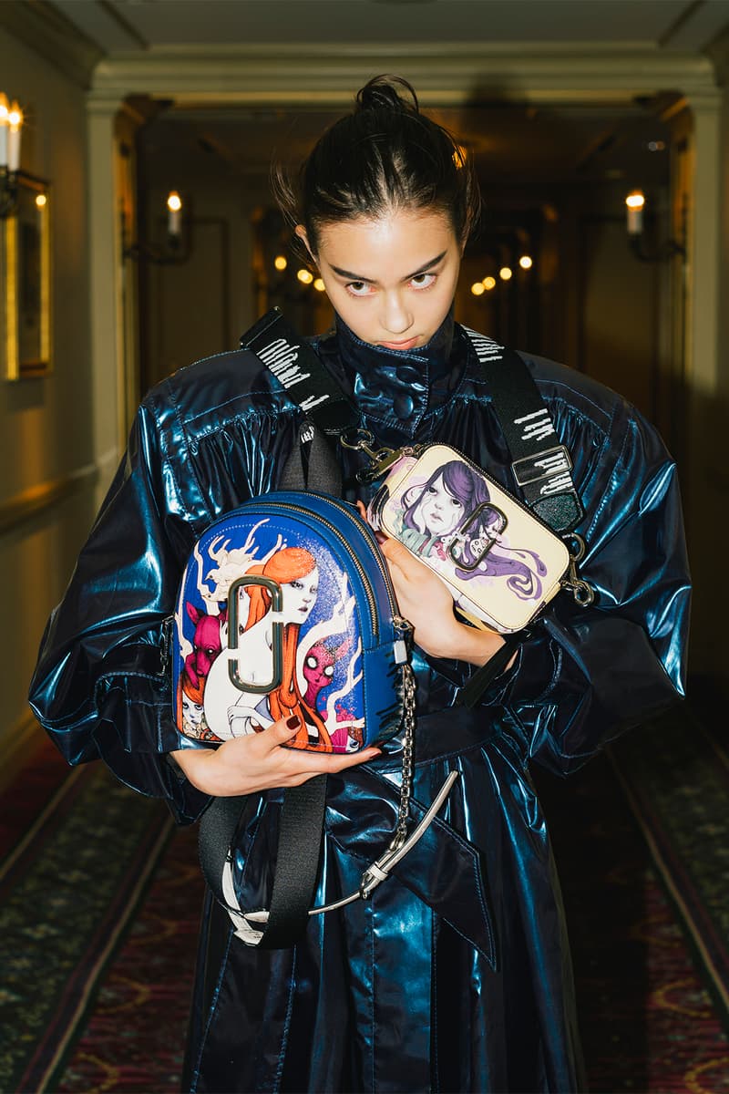lauren tsai terrace house netflix collaboration marc jacobs handbags mini backpacks wallets campaign lookbook