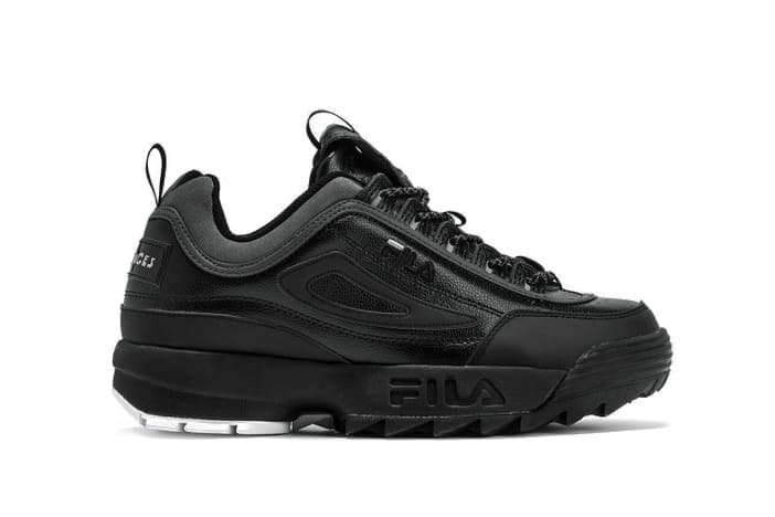 Liam Hodges x FILA Disruptor Collaboration Sneaker White Grey Black Silhouette Exclusive 