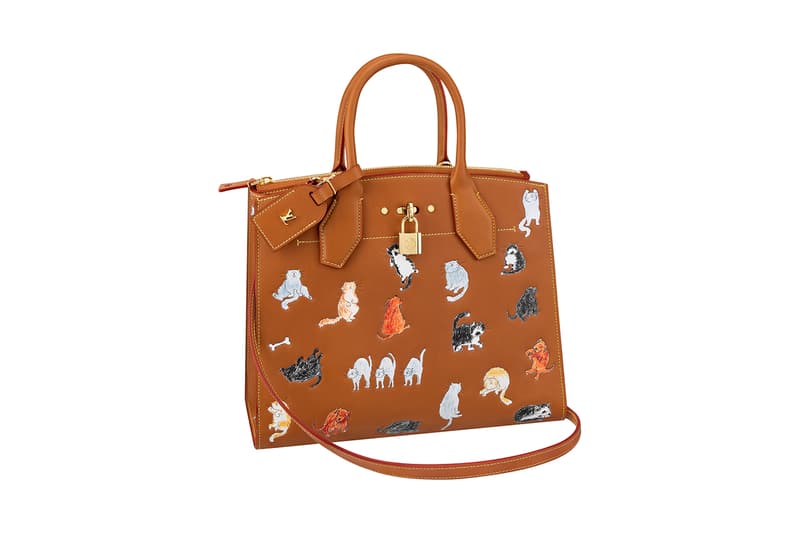 Louis Vuitton Grace Coddington Cruise 2019 Collaboration Cats Bag