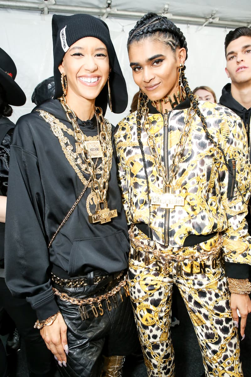 Moschino x H&M Collection Backstage Look Dilone Hoodie Black