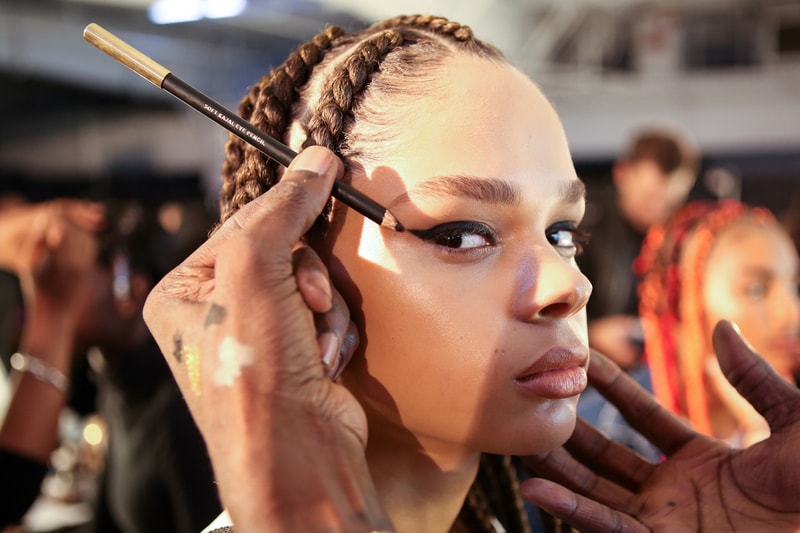 Moschino x H&M Collection Backstage Look Braids Black
