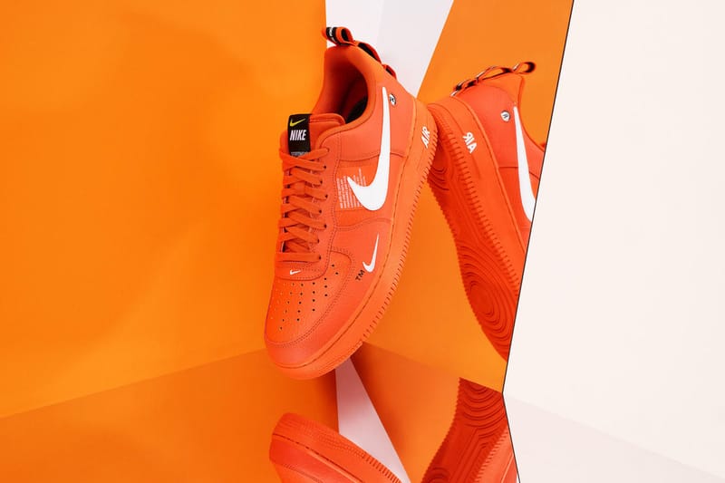 highlighter orange air force 1