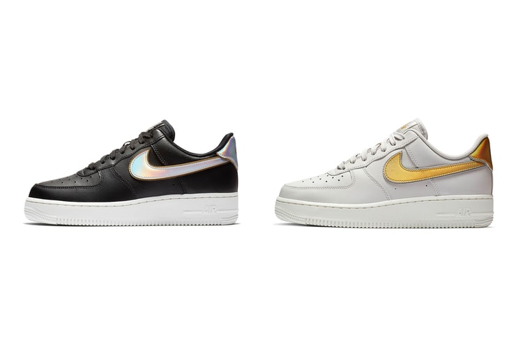 Nike's Newest Air Force 1 Low Design Features Metallic Swooshes
