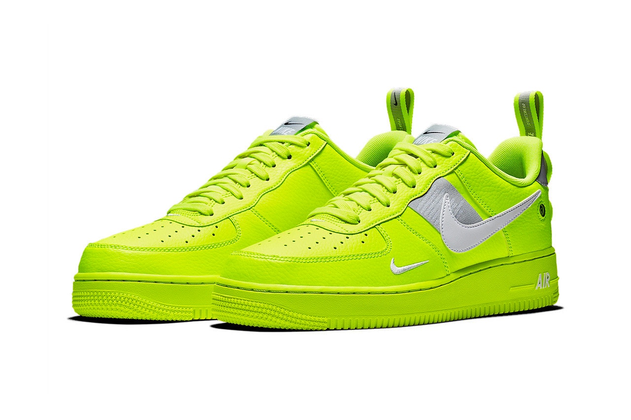 Nike Air Force 1 Utility in "Volt" Sneaker Highlight Neon Yellow Green