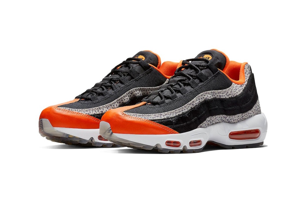 Nike Air Max 95 Safety Orange Black Grey Sneakers Trainers