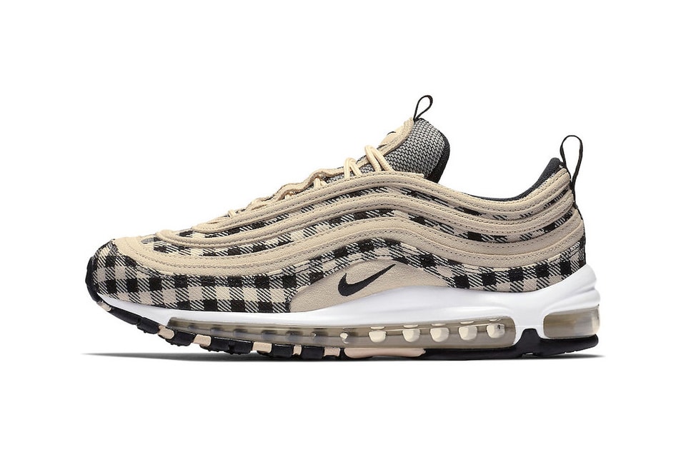 Nike air max 97 plaid light cream Clearance