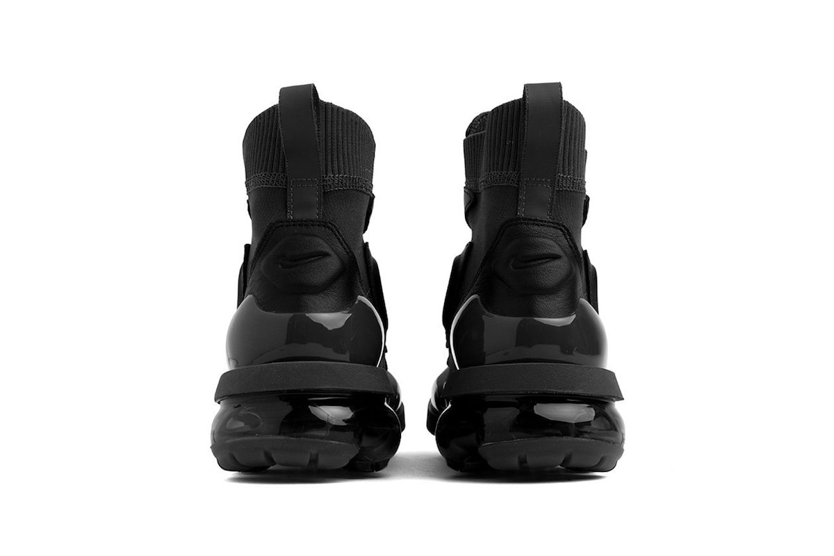 Nike Air VaporMax Light II Black Khaki Boots Fall Winter Shoe Sneaker Hybrid 