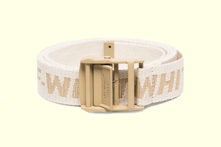 Off-White™'s Beige and Gold Industrial Belt Is a Timeless Classic