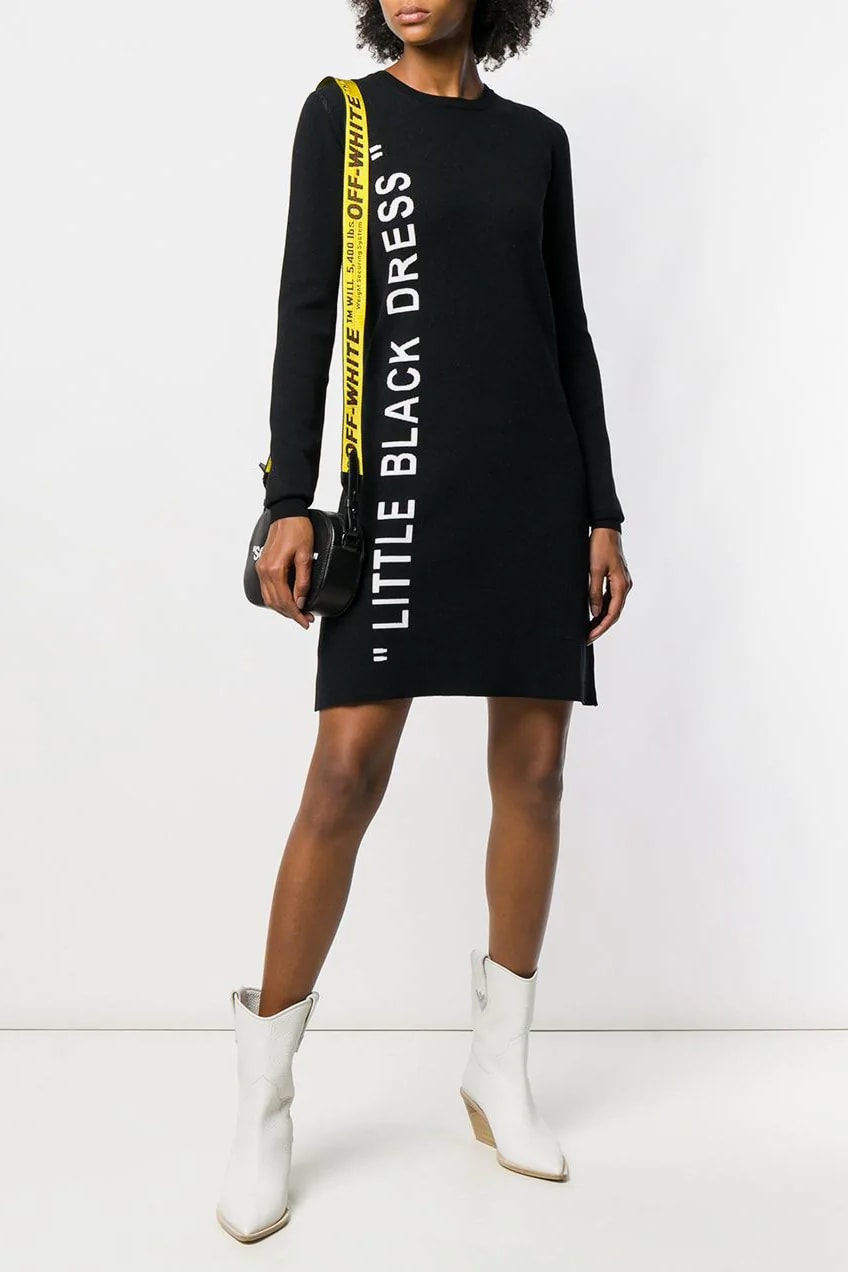 Off-White™ Drops a New "LITTLE BLACK DRESS" Virgil Abloh Design Fashion 