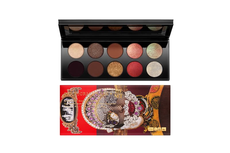 pat mcgrath labs the met store second collaboration mothership v bronze eyeshadow palette tees makeup cosmetics