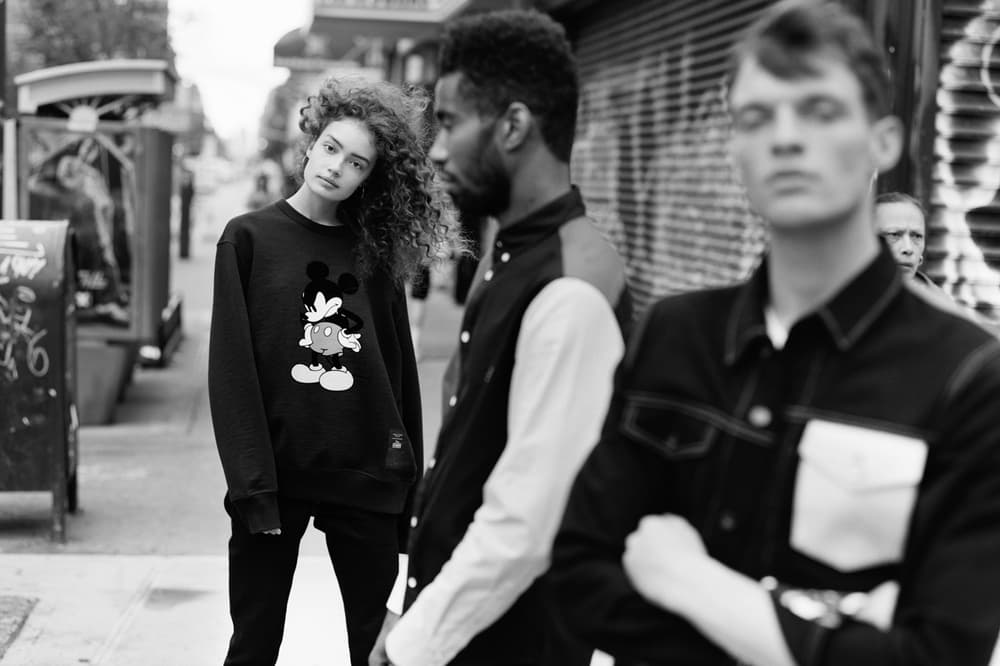 rag & bone x Disney Mickey Mouse Collection Sweatshirt Black