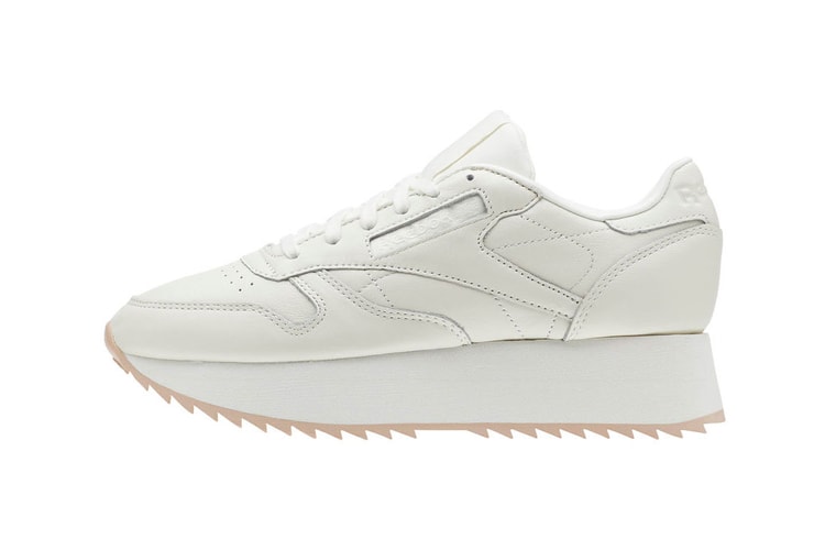 Reebok Adds a Chunky, Jagged Sole to the Classic Leather Double