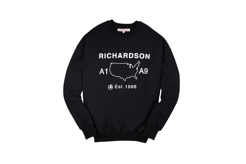 Richardson Magazine Capsule Collection A9 Crewneck Black