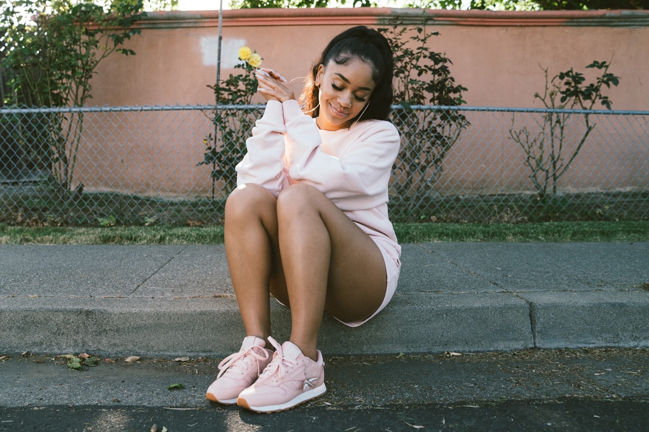 Saweetie Reebok Classic Leather Altered Rose Cloud Gold