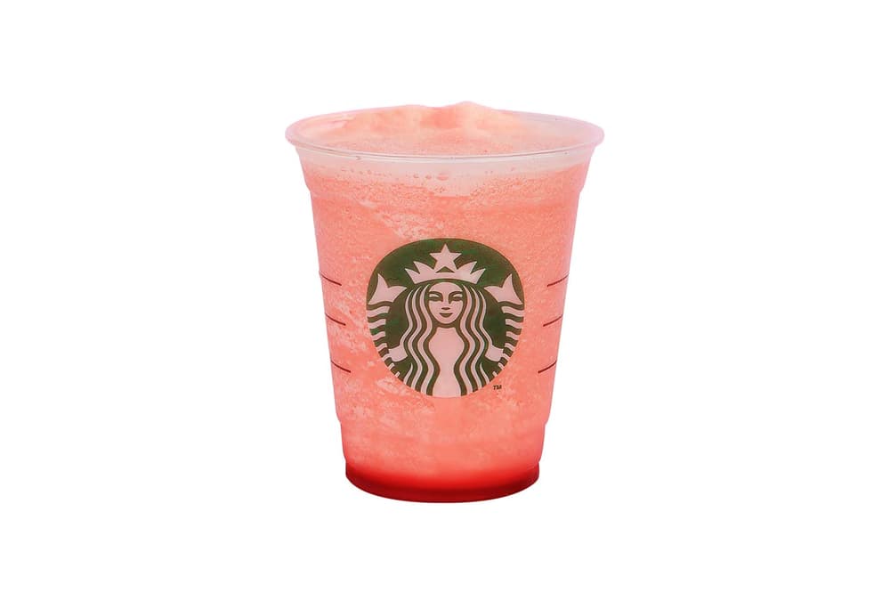 Starbucks Indonesia PINKVOICE Iced Pink Macchiatto Strawberry Cold Foam Iced Espresso Fantasia Yogurt Frappuccino